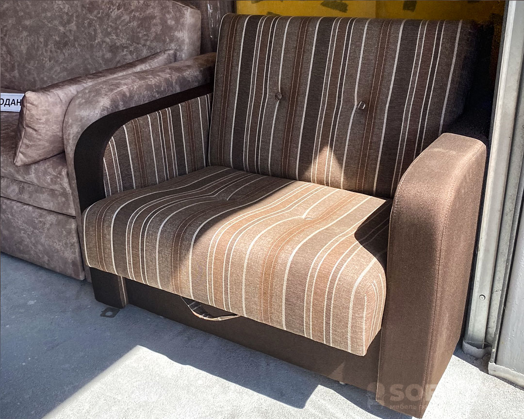 Кресло-кровать Американка-80 коричневая