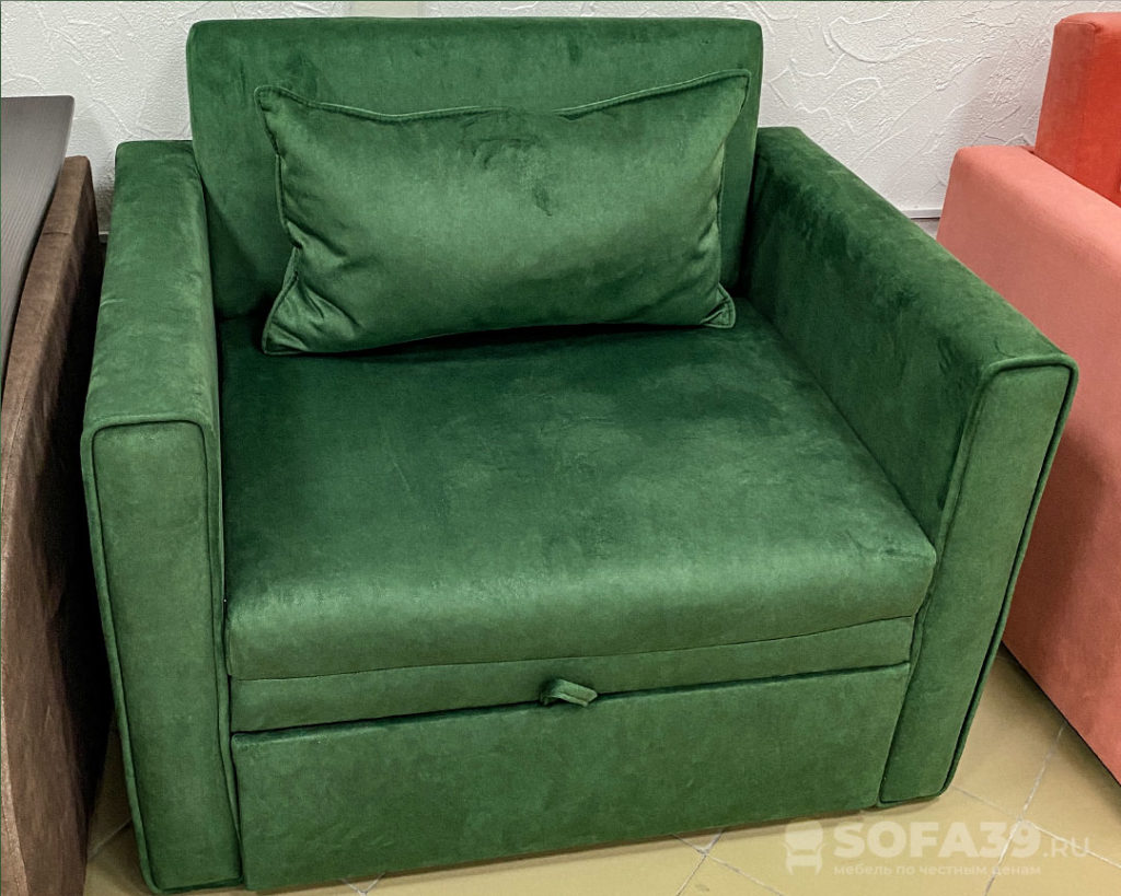 Кресло-кровать Дуниор 80 тёмно-зелёный
