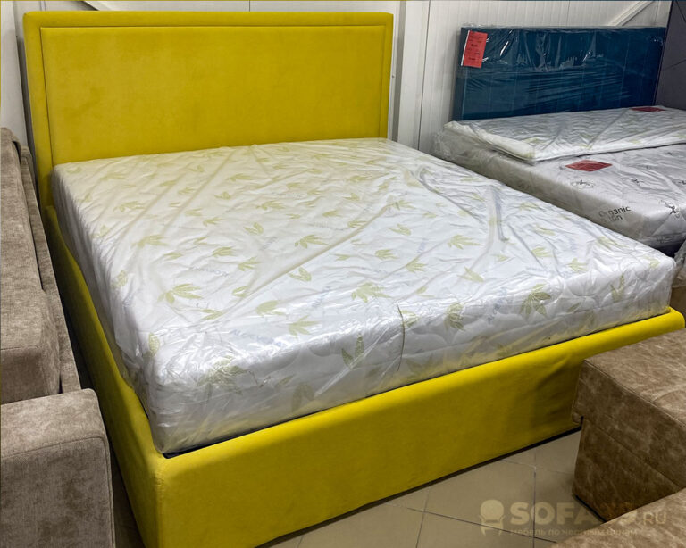 Кровать Вита солнечный желтый