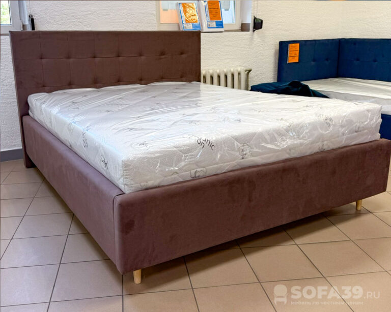 Кровать Анжелика шоколадная