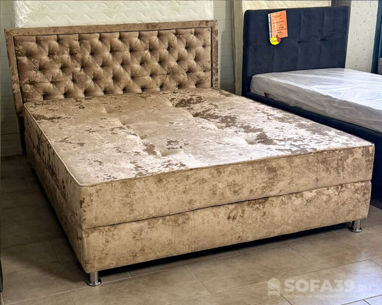 Кровать Тиффани 160 серая