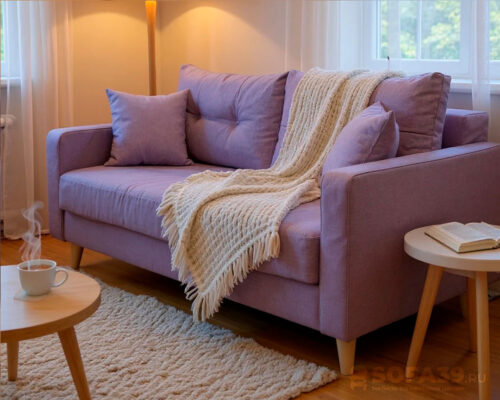 Диван Глория VIP фиолет